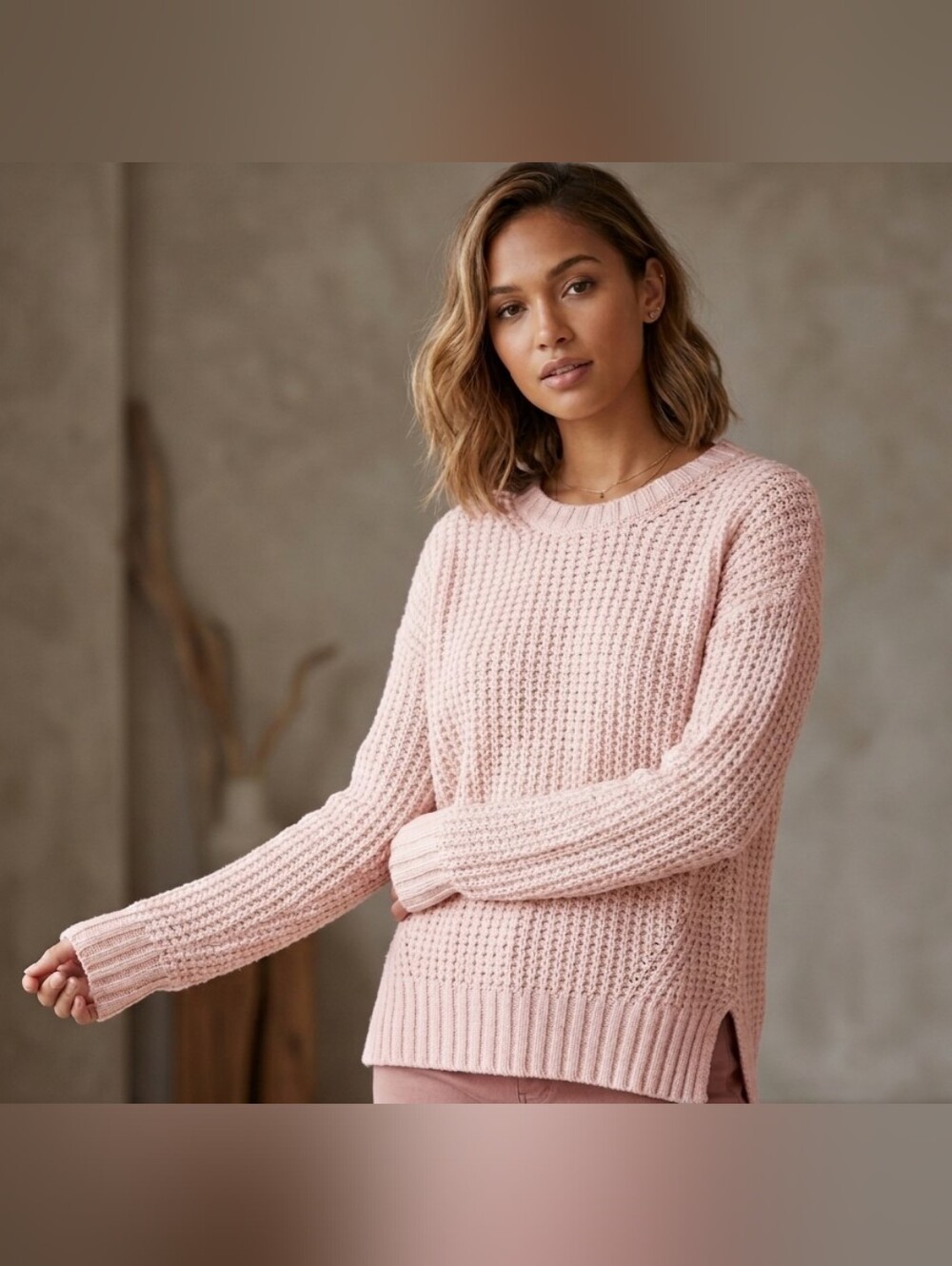BCBGeneration Knitt Sweater Pale Pink